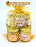 Small Gift Bag B - 5 small Creamed Honey + 2 Lip Balms + 1 key chain + 1 small dipper