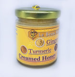 Creamed Honey Large Ginger Turmeric Cinnamon - 230g - LE BEAU BEES