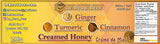 Creamed Honey Large Ginger Turmeric Cinnamon - 230g - LE BEAU BEES