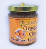 Creamed Honey Large Orange Chocolate - 230g - LE BEAU BEES
