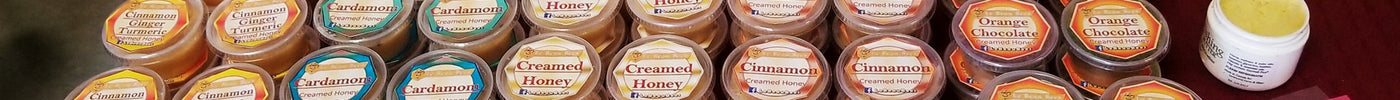 The Food Shop in Peterborough is selling Small Flavoured Creamed Honey and Flavoured Honey Butters