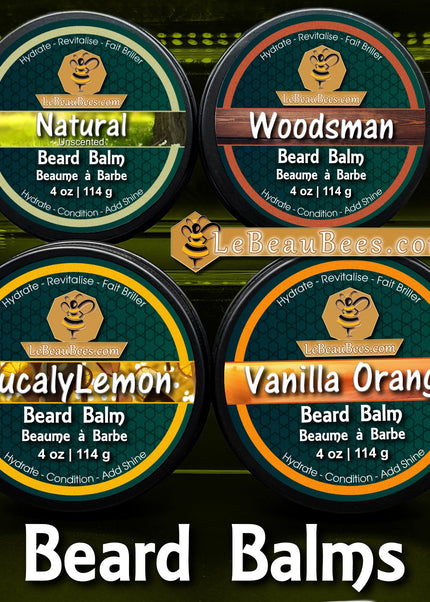 Baume à barbe - EucalyCitron - 4oz / 2oz