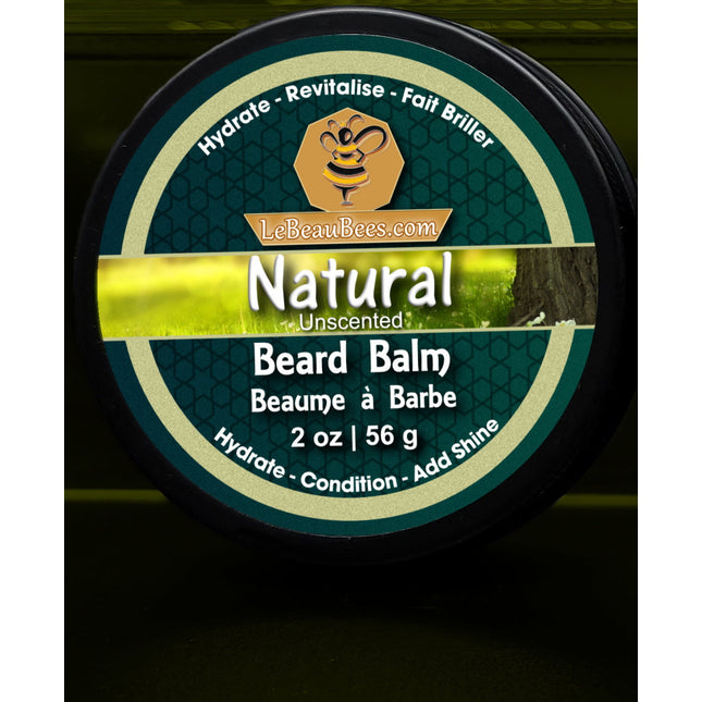 Baume à barbe - Naturel non parfumé - 4oz / 2oz
