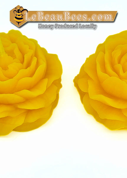 Bougie - Grande Rose - 8cm/3.25"