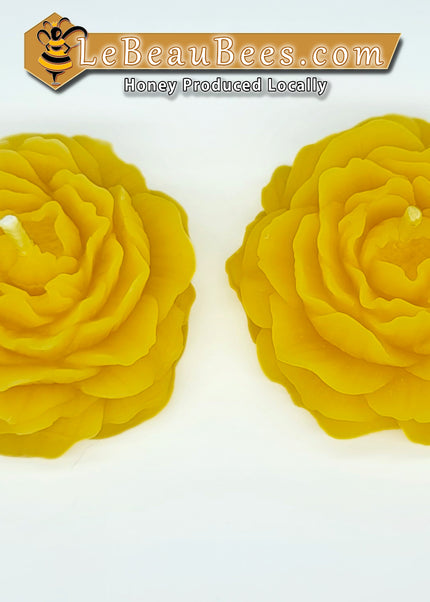 Bougie - Grande Rose - 8cm/3.25"