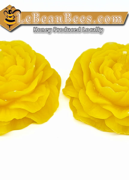 Bougie - Grande Rose - 8cm/3.25"