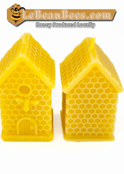 Bougie - Maison avec toit triangulaire - 9cm/3.5"
