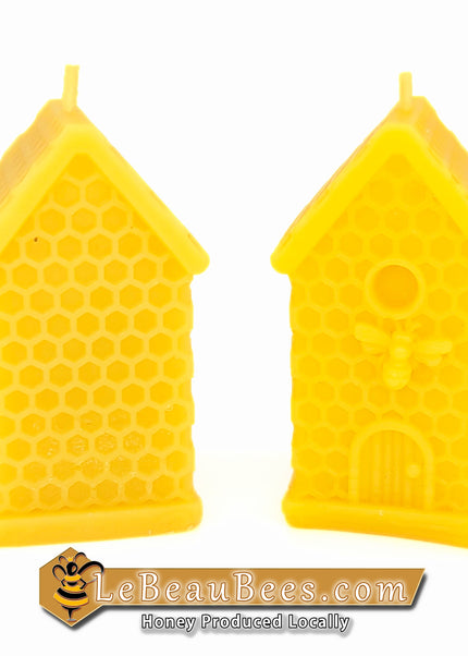 Bougie - Maison avec toit triangulaire - 9cm/3.5"
