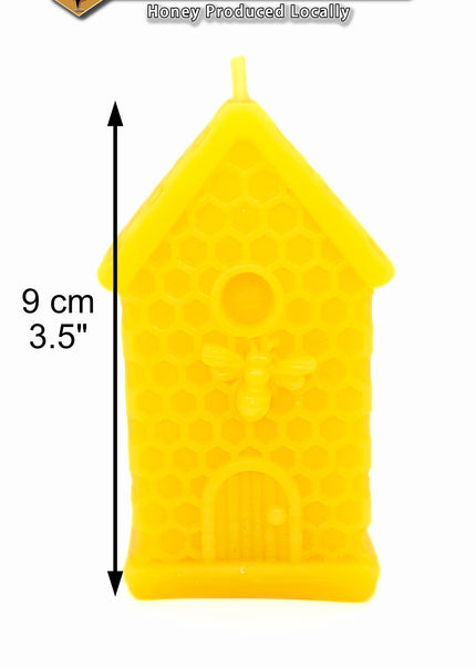 Bougie - Maison avec toit triangulaire - 9cm/3.5"