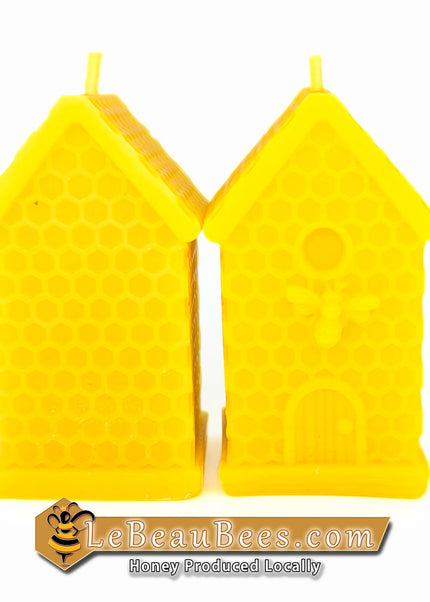 Bougie - Maison avec toit triangulaire - 9cm/3.5"
