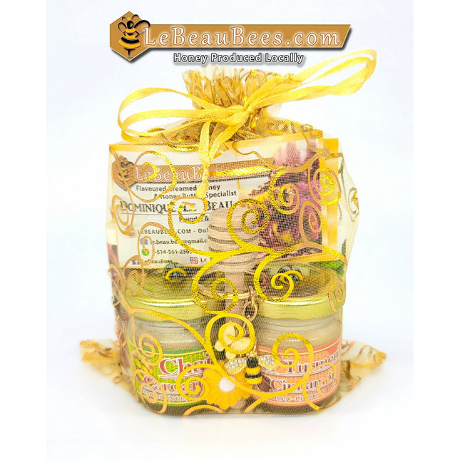 Small Gift Bag B - 5 small Creamed Honey + 2 Lip Balms + 1 key chain + 1 small dipper