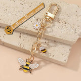Gold Bee Ring - Key chain