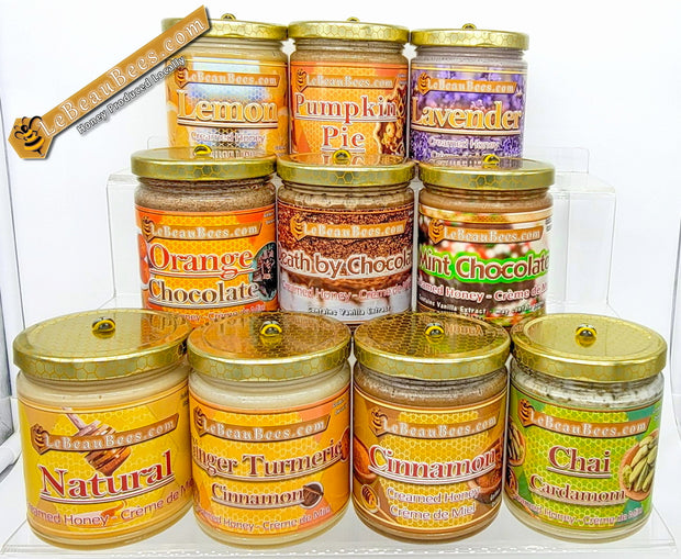 <h4>Creamed Honey : <span style="text-decoration:underline"><em>Large Jars</em></span></h4>
